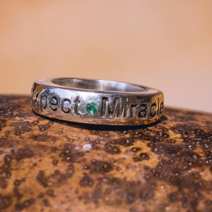 Expect Miracles Silver Ring