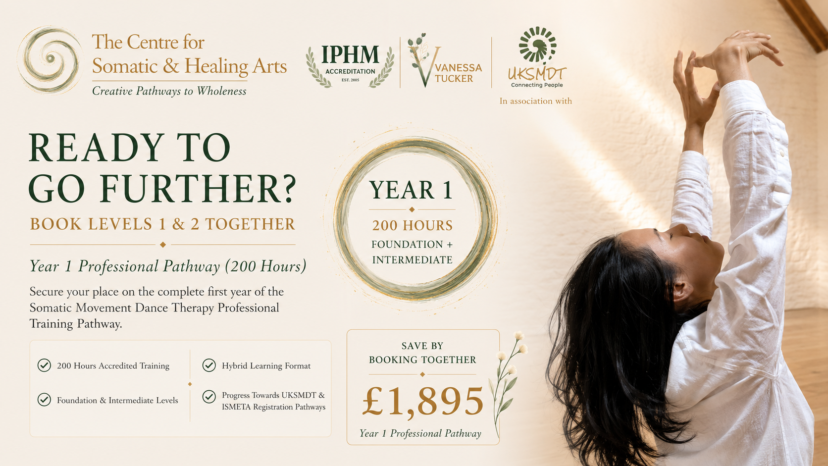 PROFESSIONAL TRAINING PATHWAY YEAR 1 SOMATIC MOVEMENT DANCE THERAPY