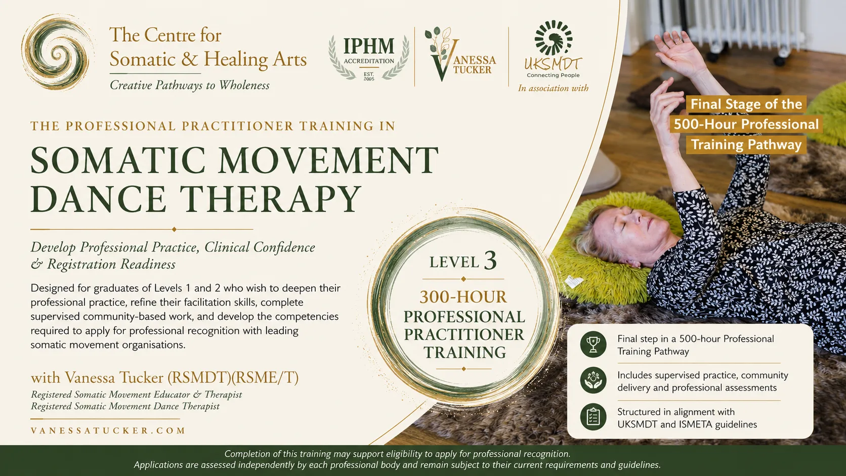 level 3 somatic movement dance therapy professional training pathway Level 3 Somatic Movement Dance Accredited Therapy Training Course 2028