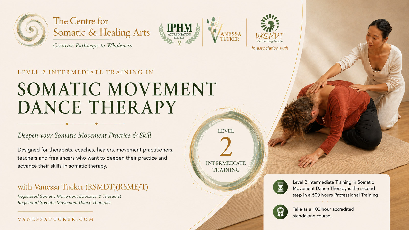 level 2 somatic movement dance therapy professional training