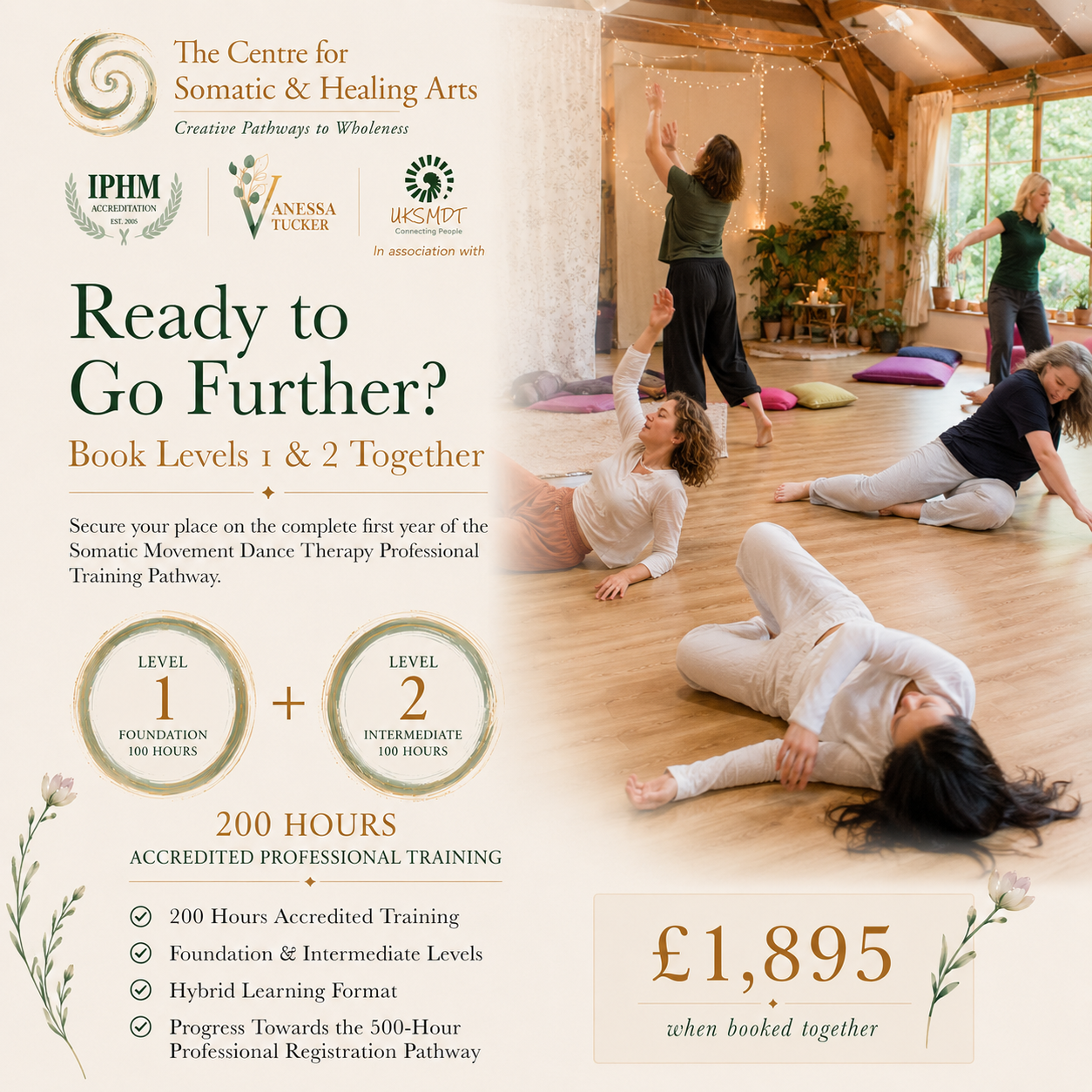 Year 1 professional Training Pathway Somatic Movement Dance Therapy